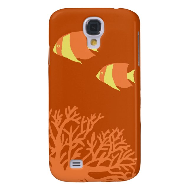 Orange and Yellow Tropical Angelfish Case-Mate Samsung Galaxy Case (Back)