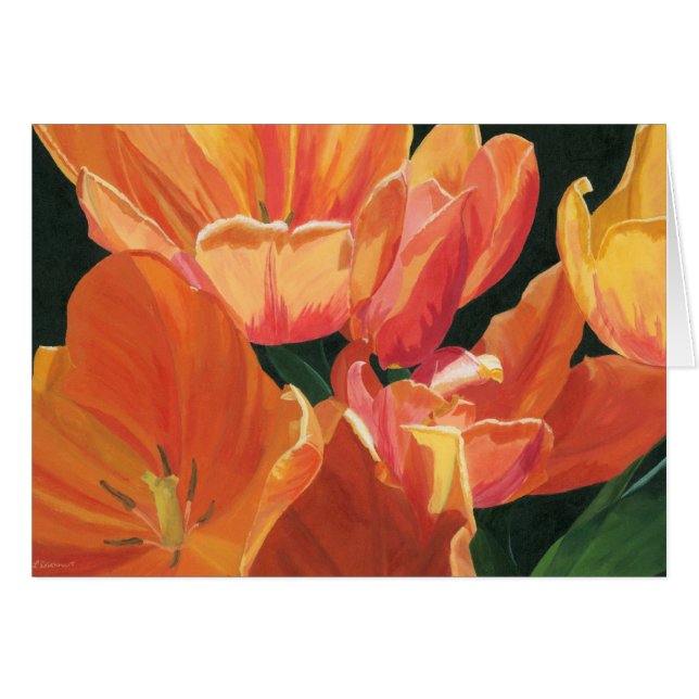 Orange and Yellow Tulips (Front Horizontal)