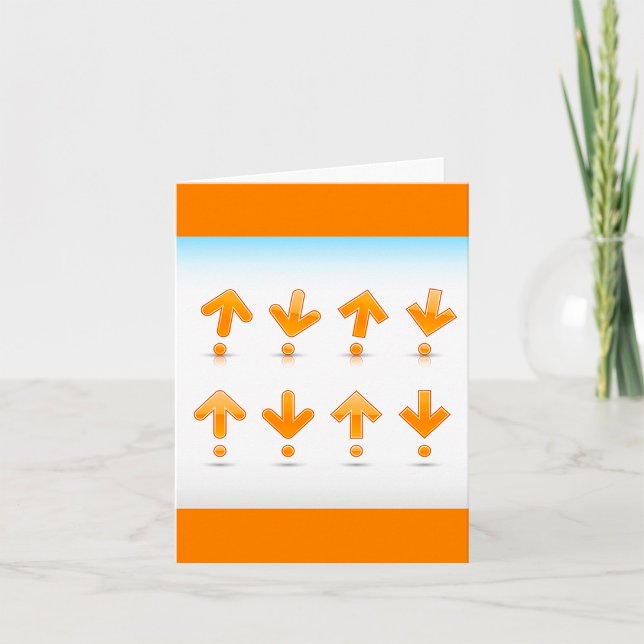 Orange Arrows Card (Creator Uploaded)