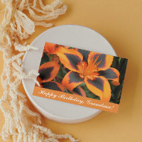 Orange Asiatic Lilies For Grandma Floral Birthday