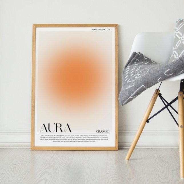 Orange Aura Poster (Creator Uploaded)