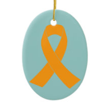 Orange Awareness Ribbon - Leukaemia, MS