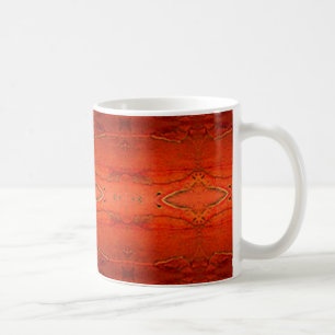Orange Aztec Pattern Coffee Mug