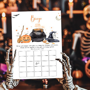 Orange Baby is Brewing Baby Shower Bingo Game
