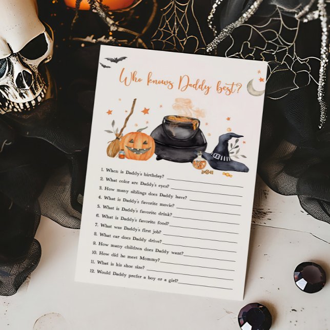 Orange Baby is Brewing Who knows Daddy Best Game (Baby is Brewing Baby Shower Who knows Daddy Best Game)