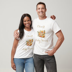Orange Baby Shower Gender Neutral Citrus T-Shirt
