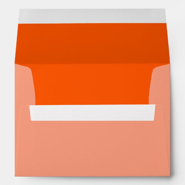 Orange Background Colour Customise This! Envelopes (Back (Bottom))
