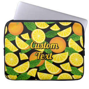 Orange Background Laptop Sleeve