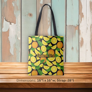 Orange Background Tote Bag