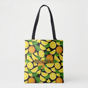 Orange Background Tote Bag