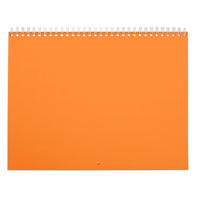 Orange Backgrounds on a Calendar (Cover)