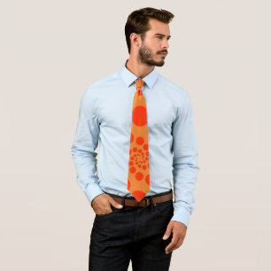 Orange balls tie