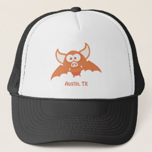 Orange Bat - Austin, TX Trucker Hat