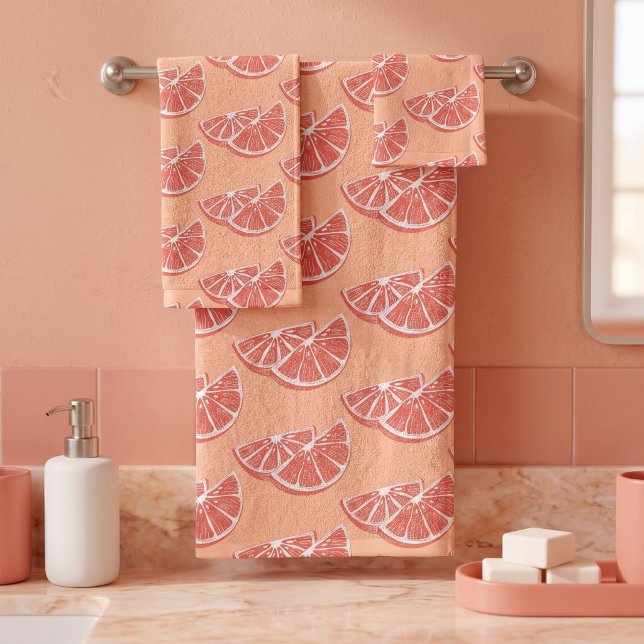 Orange Bath Towel Set (Creator Uploaded)