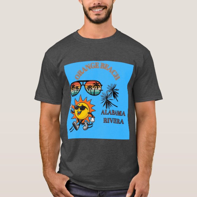 Orange Beach Alabama Coastal Paradise Scenic Appar T-Shirt (Front)
