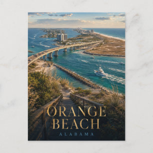 Orange Beach Alabama Perdido Pass REALMS Postcard