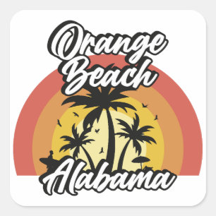 Orange Beach, Alabama Square Sticker