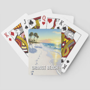 Orange Beach Alabama Travel Playing Cards