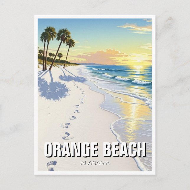 Orange Beach Alabama Travel Postcard (Front)