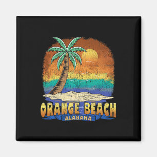 Orange Beach Alabama Vintage Distressed Souvenir  Magnet
