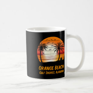 Orange Beach Gulf Shores Alabama Vintage Sunset Re Coffee Mug