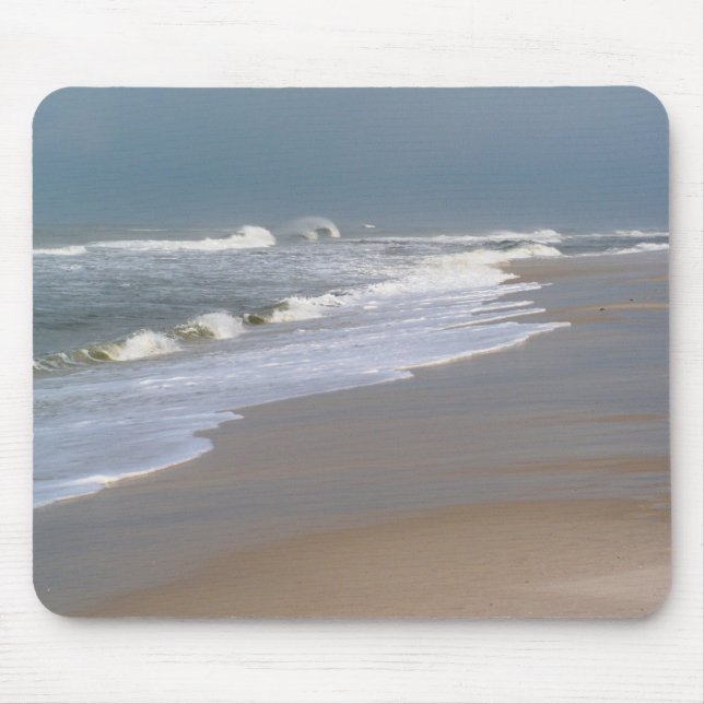 Orange Beach Mouse Pad (Front)
