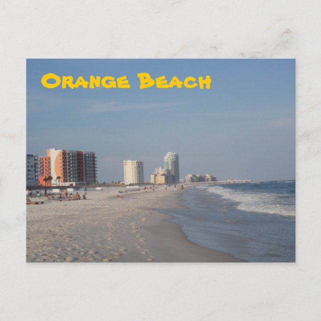 Orange beach postcards (Front)
