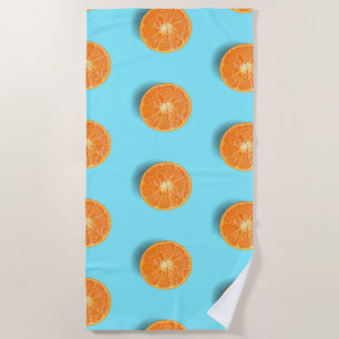 Orange Beach Towel