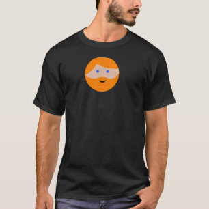 Orange Beard Face T-Shirt