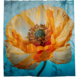 Orange Beauty  Shower Curtain