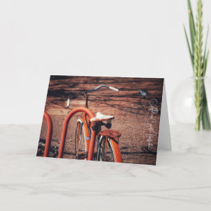Orange Bike Card
