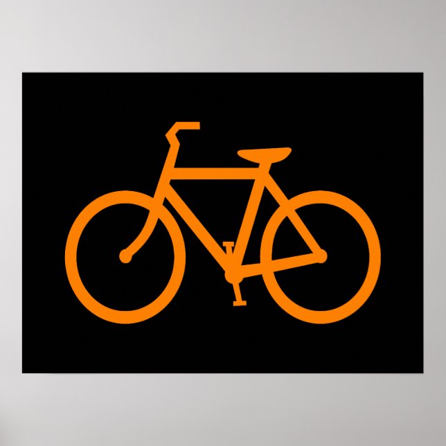 Orange Bike Poster (Front)