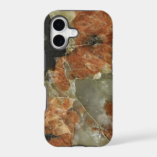 Orange, Black, and Clear Quartz