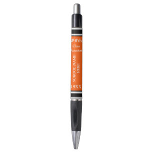 Orange, Black and White Class Reunion Party
