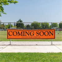 Orange Black Business Coming Soon Website