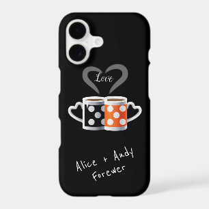 Orange + Black Coffee Colour Trendy