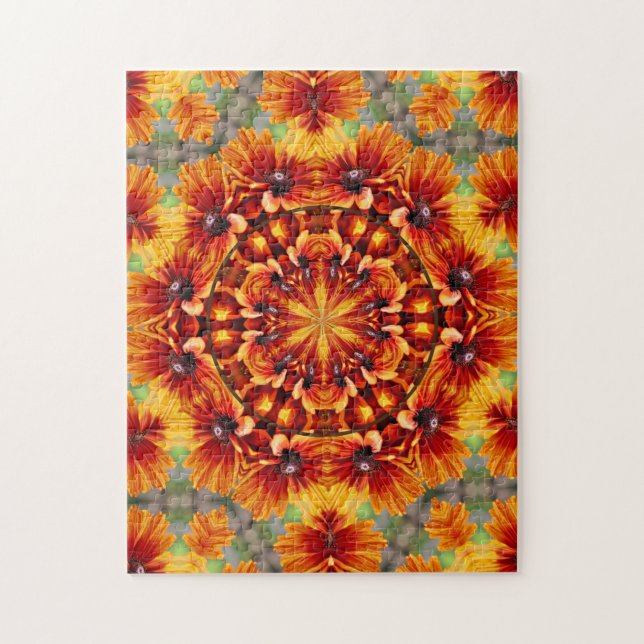 Orange Black Eyed Susan Daisy Add Your Photo     Jigsaw Puzzle (Vertical)