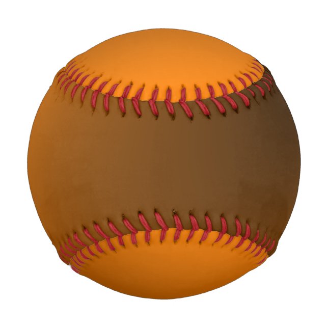 Orange Black Gradient Baseball (Front)