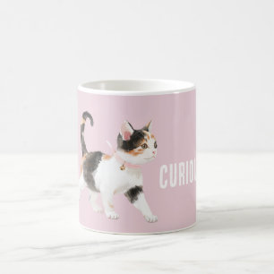 Orange Black White Cat Coffee Mug