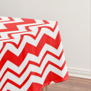 Orange Black White Chequered Pattern Design  Tablecloth