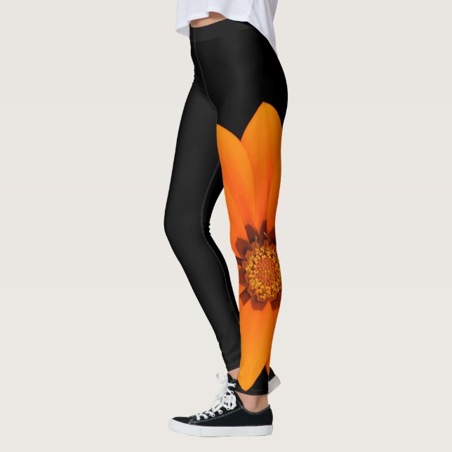 ORANGE BLOOM LEGGINGS (Left)
