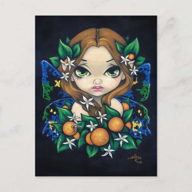 "Orange Blossom Fairy" Postcard (Front)