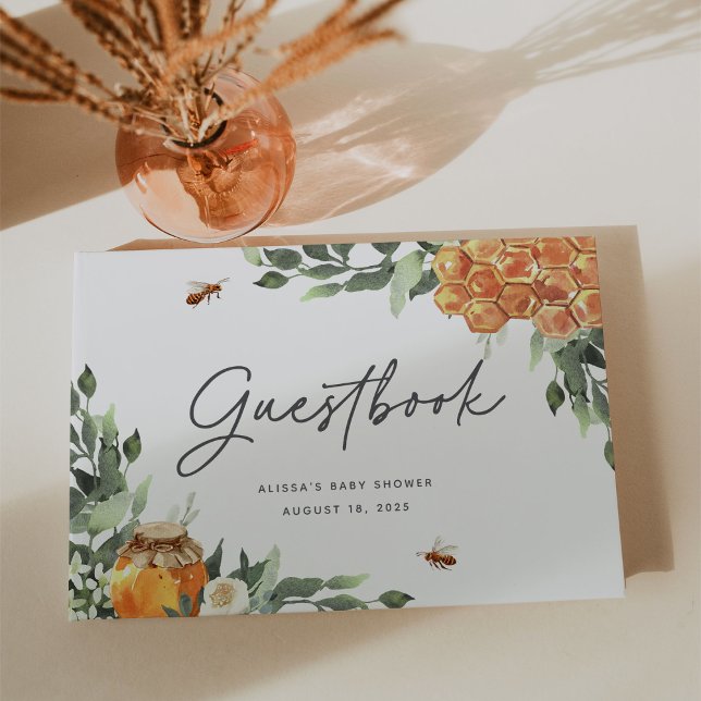 Orange Blossom Honey Bee Event Guest Book (Creator Uploaded)