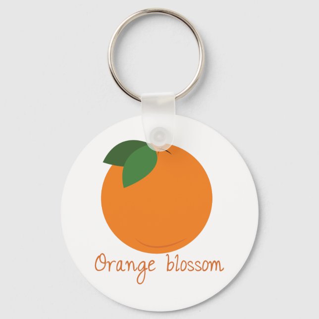 Orange Blossom Key Ring (Front)