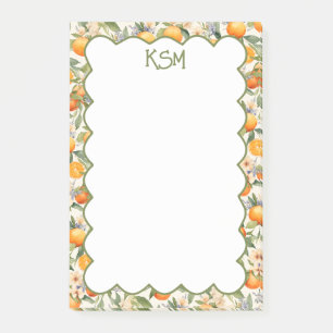 Orange Blossom Post it Notes