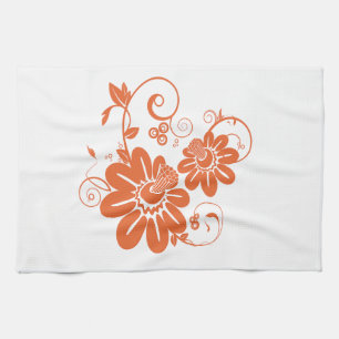 Orange Blossom Tea Towel