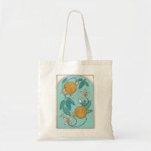 Orange Blossom Tote Bag