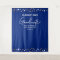 Orange Blue Class of 2024 backdrop graduation