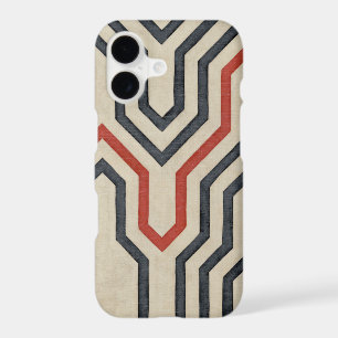 Orange & Blue Graphic Lines