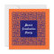 Orange & Blue Key Pattern Party Invitation